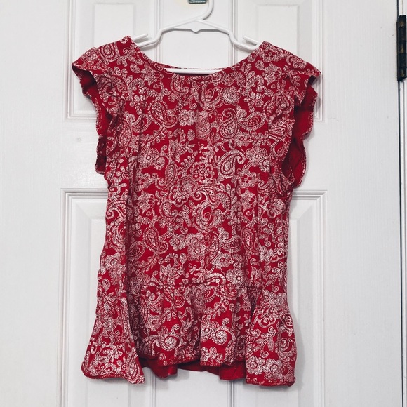 GAP Other - 🌊GapKids Paisley Print Sleeveless Top Red Size L
